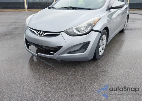 2016 Hyundai Elantra Se from USA, damaged, VIN 5NPDH4AE7GH739181